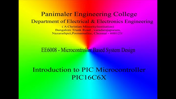 Introduction to pic microcontroller instruction set