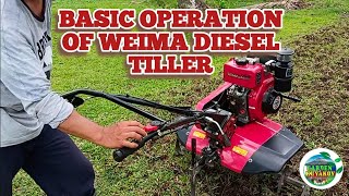 BASIC OPERATION OF WEIMA DIESEL TILLER