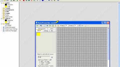GameMaker 8 moving and walls Part1