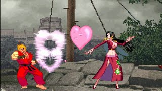 Mugen Futa Boa Han Vs Ken Masters Combo Love Ryona Reverse Kof Fight