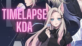【Art Timelapse】KDA - The Baddest