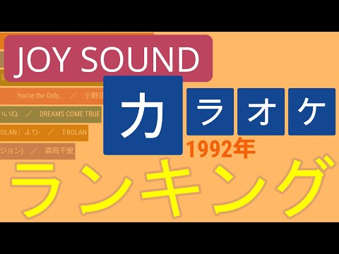 【2019-1992】JOYSOUND カラオケ ランキング ～ TOP10