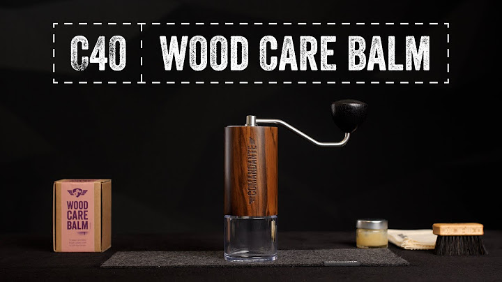 Comandante C40 - Wood Care Balm