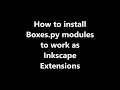Boxes py Inkscape Extensions 100% WORKING