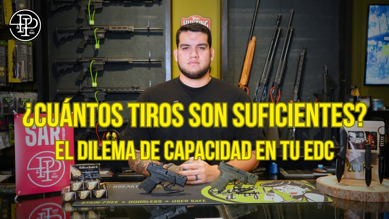 ¿Cuántos tiros debe tener tu pistola de defensa personal?