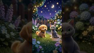 A Gentle Dog & Cat Story 🐶🐱✨ | Calming Bedtime Story #shorts