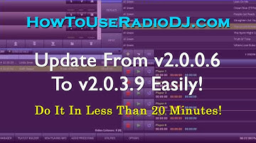 RadioDJ Update v2.0.0.6 to v2.0.3.9