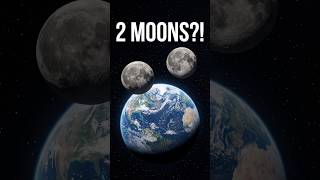 What If Earth Had TWO Moons? 🌍🌕🌕  #science #whatif #earth