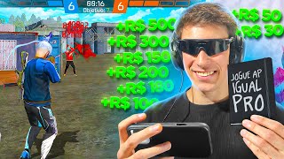 24 HORAS SENDO PROFISSIONAL EM APOSTADOS! Free fire mobile 