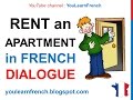 French Lesson 61 - Rent an apartment or a house - Formal Dialogue Conversation + English subtitles