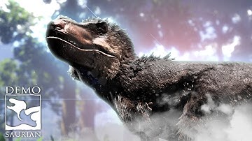 Saurian - REALISTIC FEATHERED REX, COMBAT, POUNCING & MORE! - Pre-Alpha Demo Gameplay
