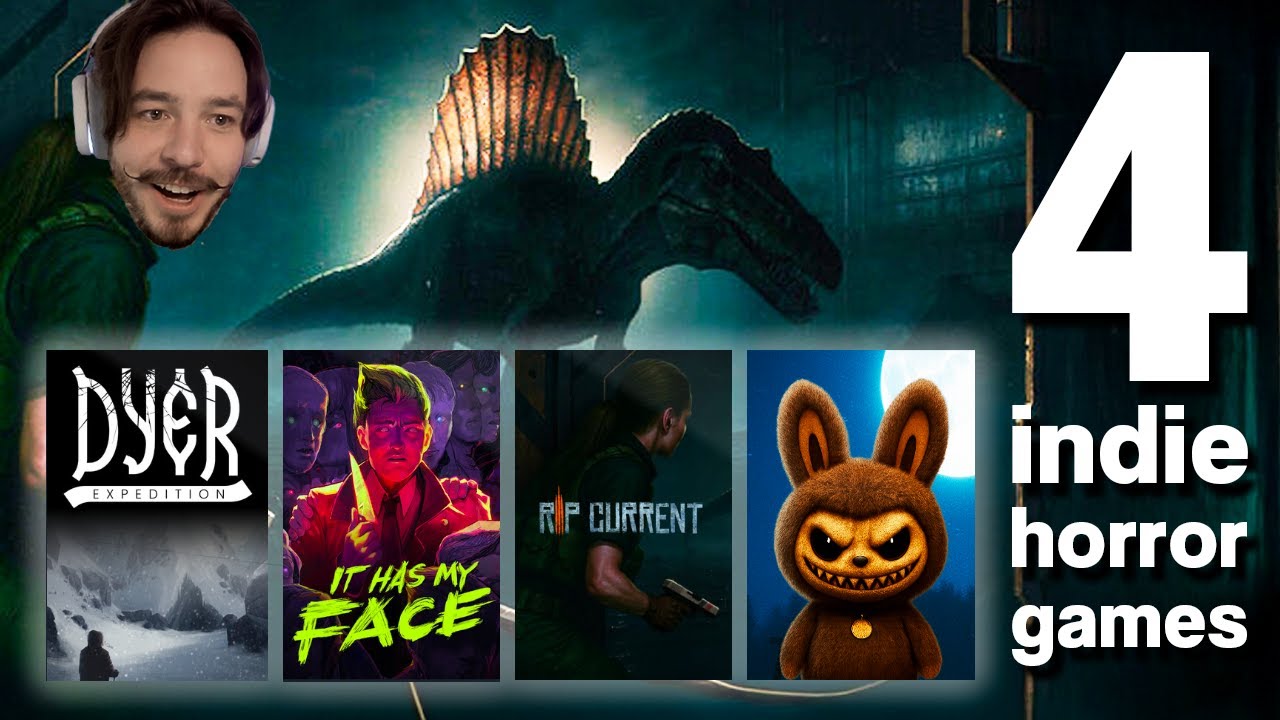 LIVE Indie Horror Gameplay | Exploring games in the Janky Horror ...
