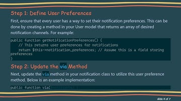 Making Laravel Notifications Dynamic Based on User Preferences