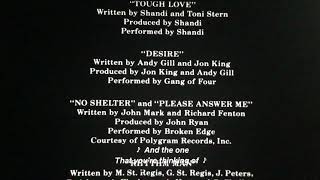 Last Few Minutes Of End Credits From The Karate Kid 1984