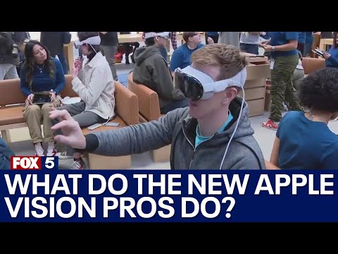 What do the new Apple Vision Pros do?