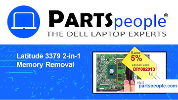 Dell Latitude  13-3379 2-in-1 (P69G001) Memory How-To Video Tutorial