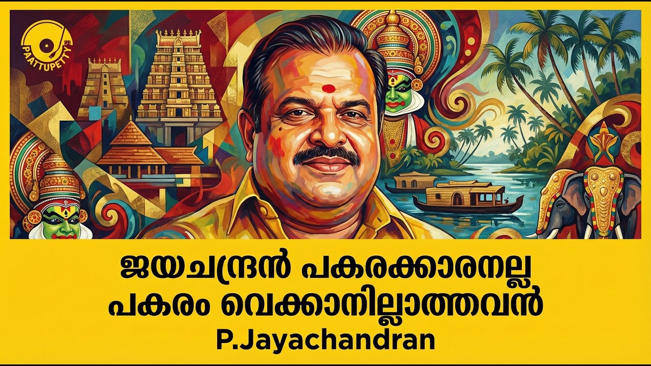 ജയചന്ദ്രൻ പകരക്കാരനല്ല പകരം വെക്കാനില്ലാത്തവൻ | P.Jayachandran | A ...