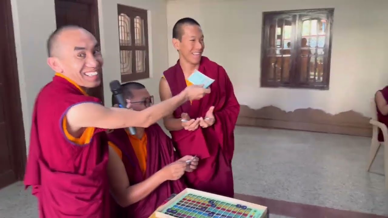 Tambola at Sakya school Mundgod