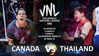 Canada vs Thailand | Women's VNL 2023