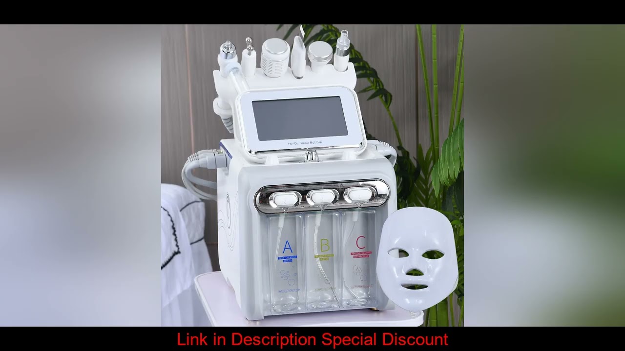 7 in 1 H2O2 Beauty Skin Cleansing Hydrofacial Machine Facial Machine Water Aqua Peeling for Home