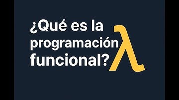 Qué es la programación funcional?