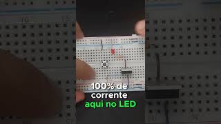 290424 Variando A Tensão De Entrada No Gate Com Variação De Corrente No Led