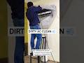 AC Indoor Deep Cleaning | Full Satisfaction Video 🔥#TechnicianLife #Shorts #ViralShorts #Trending