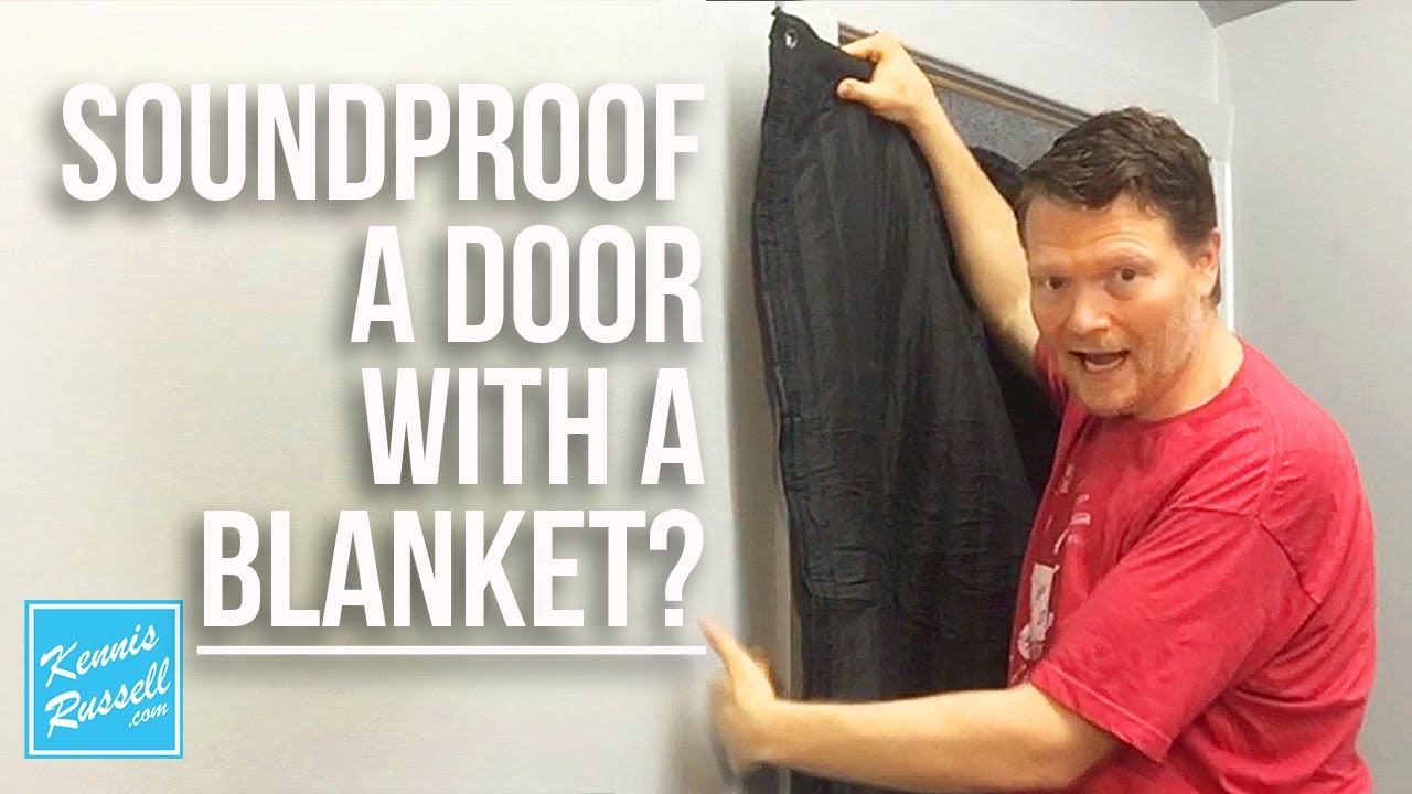 Soundproof Door Test  Using the Producer's Choice Door Blanket 