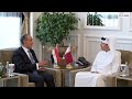 Prime Minister, Minister of Foreign Affairs Meets Egyptian Foreign Minister