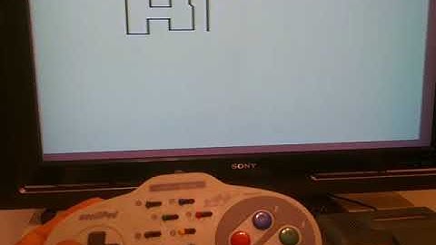 Etch a Sketch using PAD(1) with SNES controller