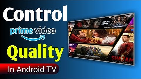 How to set video quality in prime video on Android TV #primevideo #androidtv
