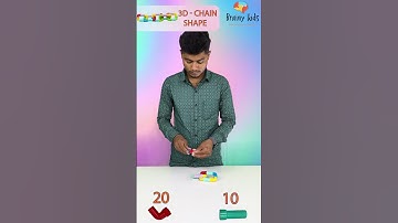 Build a 3D chain Shape with Pipe Building Blocks Step-by-Step Brainy Kids Tutorial (No#6) #education