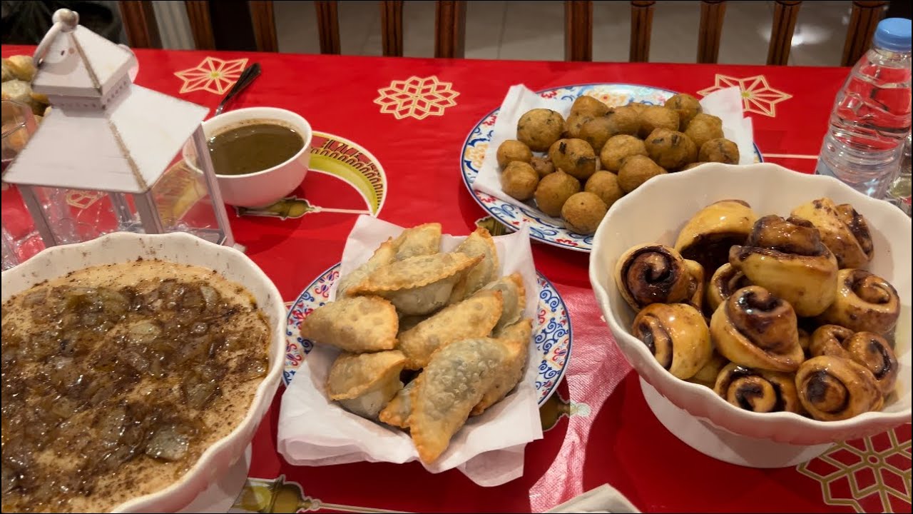 فطورنا ١٨ رمضان 🌙 جريش يجنن مع روتين تنظيف البيت 🏠  إعاده التدوير  وأصناف جديدة 👍🏻