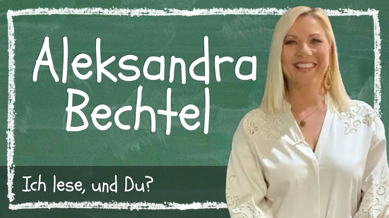 Ich lese, und Du? - Aleksandra Bechtel und die blauen Delfine