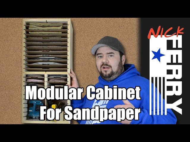 The RunnerDuck Sandpaper Storage, step by step instructions.