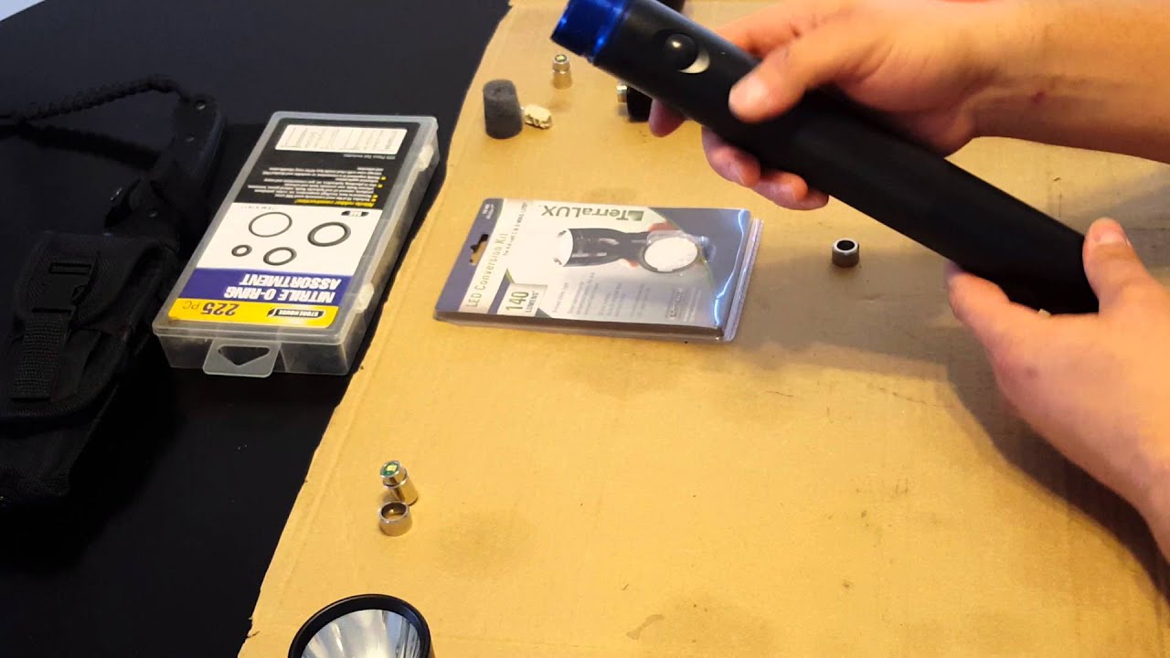 Maglite end cap mod YouTube