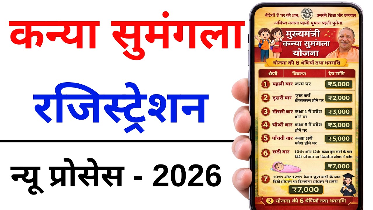 Kanya Sumangala Yojana Online Apply 2026 | ₹25,000 Form Kaise Bhare | Hindi