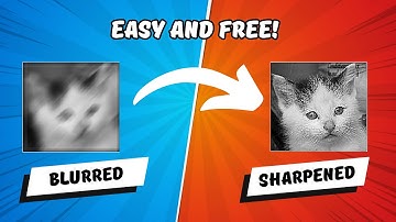 No NEED for an AI tool | Using code in Matlab to Sharpen an image! (From Blurry to Purrfect)