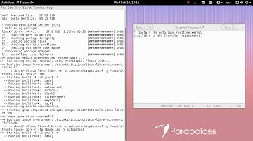 Parabola GNU/Linux-libre as ProAudio system (all the steps in detail). Music my Totalchaos (Beasser)