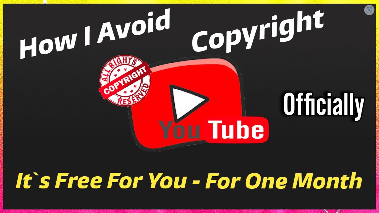 Avoid Youtube This Is How I Avoid YouTube Copyright - YouTube