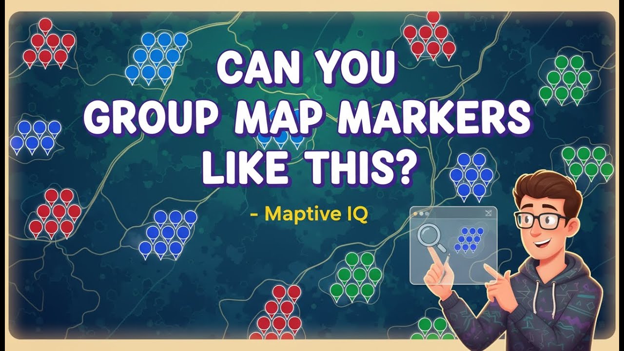 Can You Group Map Markers Like This? - Maptive IQ