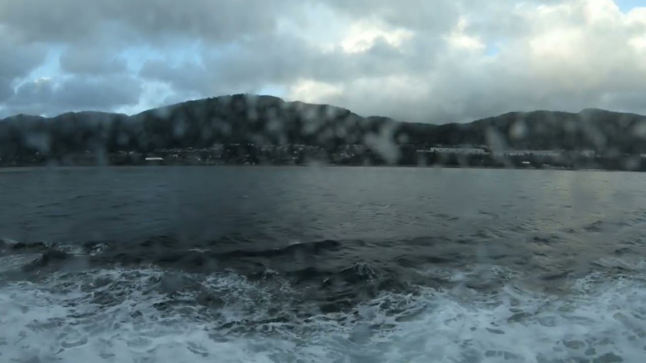 Leaving Molde into a Storm