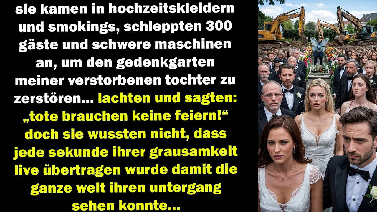 meine familie zerstörte den gedenkgarten meiner tochter – sie ahnten nicht, dass alles live war