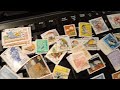 обзор СТОК марок 1000 шт филателия марки хобби stamp philately hobby