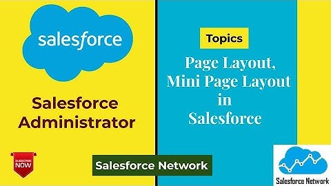 Page Layout in Salesforce, Mini Page Layout in Salesforce, Create Page Layout in Salesforce