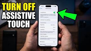 How To Turn OFF Assistive Touch Button On iPhone 18 Pro