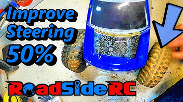Improve your E10 Steering by 50%! (4WS with ZOSKAY Servo & Trimmed Stops)
