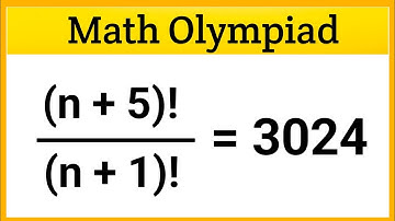 A Nice Factorial Equation - Math Olympiad Problem