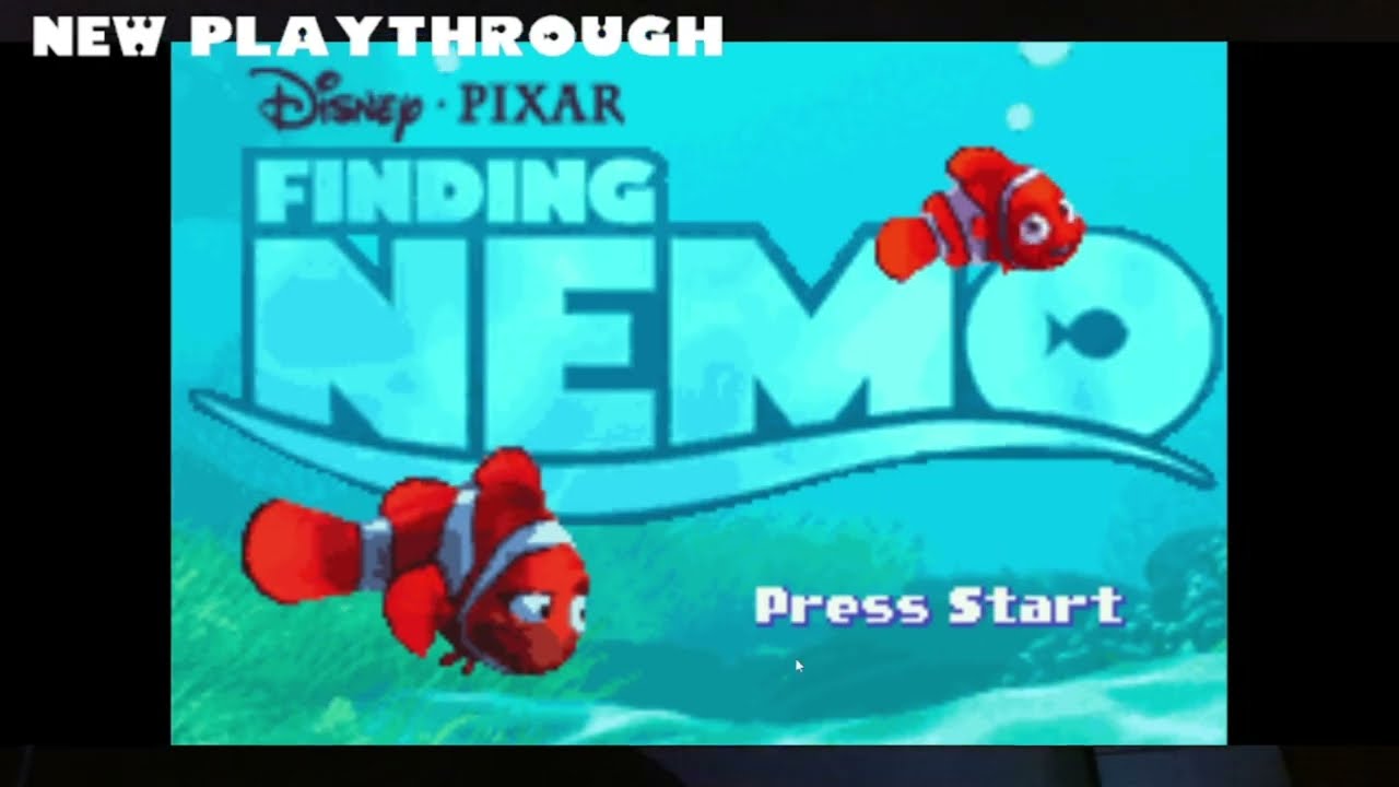 Dive🌊🌊 Into a New Adventure Here With Disney & Pixar's Finding Nemo on the GBA