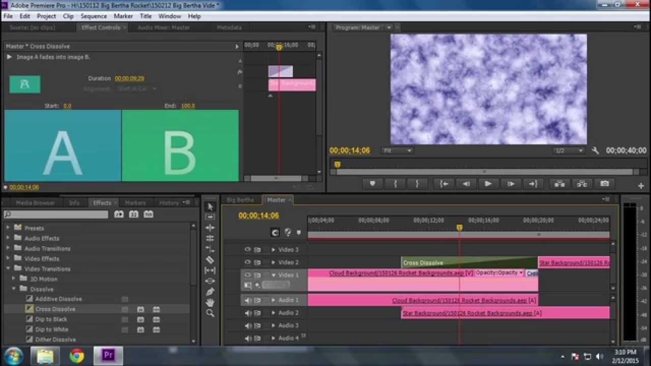 150212 Step 9 -  Big Bertha Rocket Animation - Premiere Project